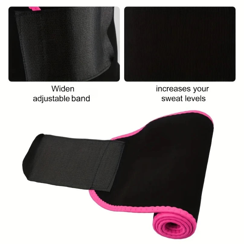 Super Sweat Waist Trainer Belt – Ab Shaping & Fat Burning Sauna Belt for Workouts & Running