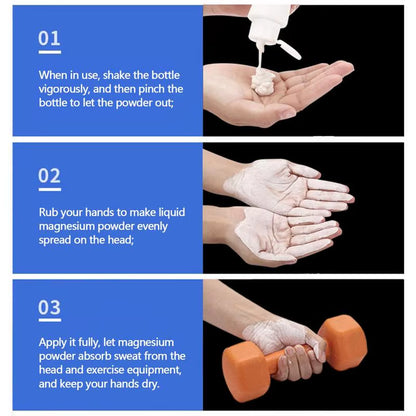 Fitness Anti-Slip Powder Lifting anti Slip Cream Grip Chalk Sports Magnesium Powder Liquid Sport Powder for Rock Climbing Tennis