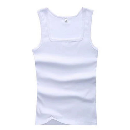 2020 Summer plus Size Men Clothing Tank Tops Black White Gray Singlets Sleeveless Fitness Men Vest Casual Bodybuilding Vest New