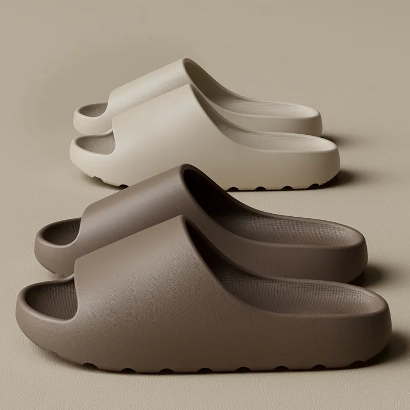 Cloud Slides That Feel Like Pillows – Unisex Soft Comfort Slides