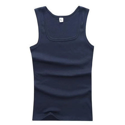 2020 Summer plus Size Men Clothing Tank Tops Black White Gray Singlets Sleeveless Fitness Men Vest Casual Bodybuilding Vest New