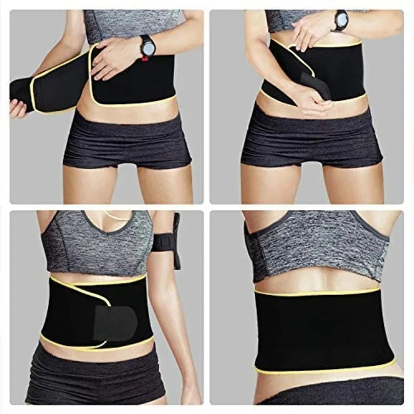 Super Sweat Waist Trainer Belt – Ab Shaping & Fat Burning Sauna Belt for Workouts & Running
