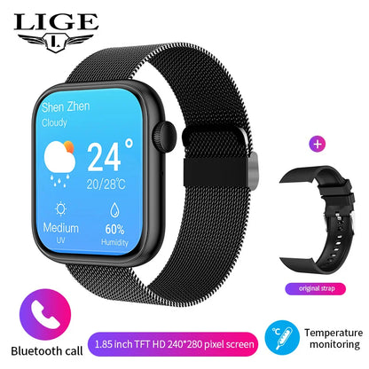 Smartwatch – Bluetooth Calling, Wireless Charging, Custom Face, Fitness Tracker for Men & Women