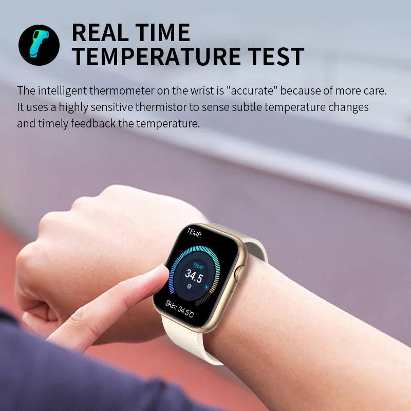 Smartwatch – Bluetooth Calling, Wireless Charging, Custom Face, Fitness Tracker for Men & Women