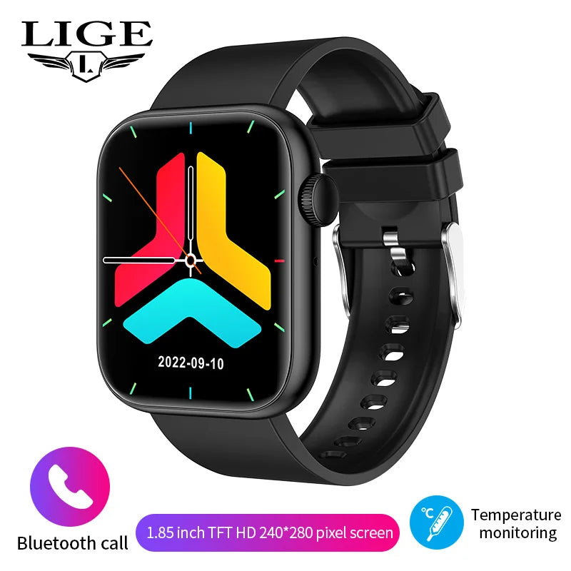 Smartwatch – Bluetooth Calling, Wireless Charging, Custom Face, Fitness Tracker for Men & Women