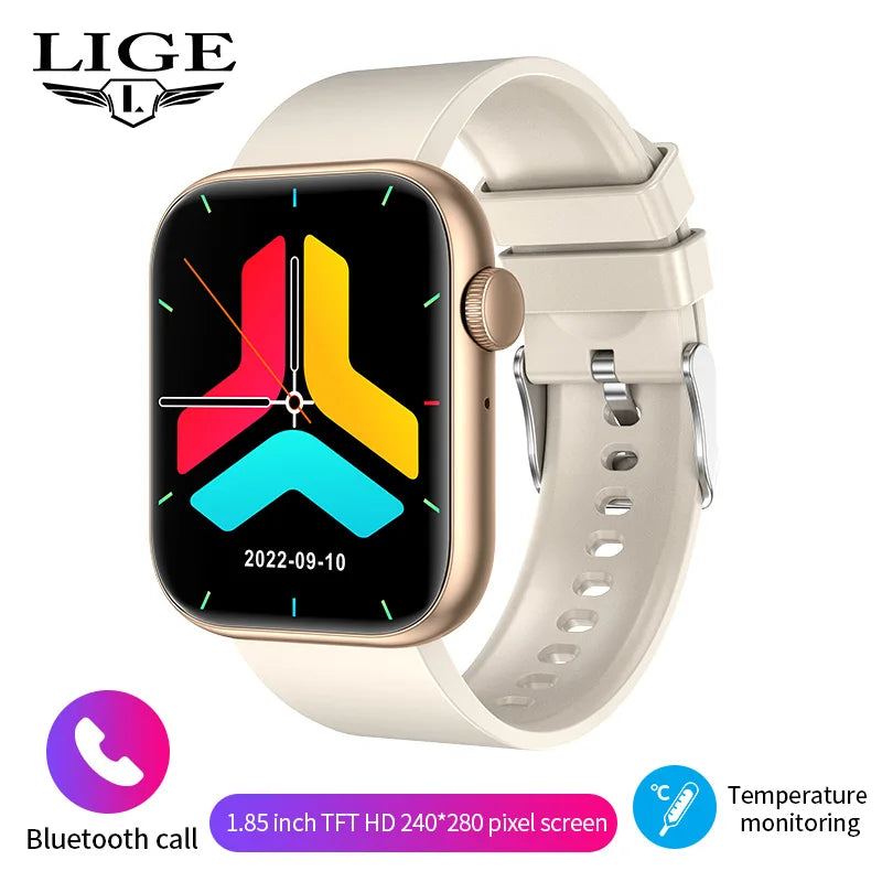 Smartwatch – Bluetooth Calling, Wireless Charging, Custom Face, Fitness Tracker for Men & Women