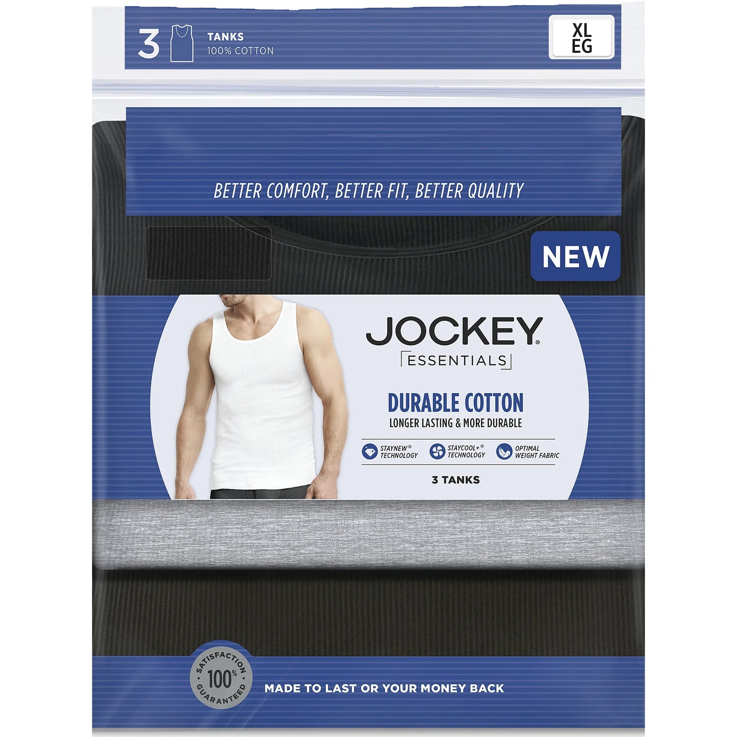 Essentials Men's 3-Pack Tank Tops